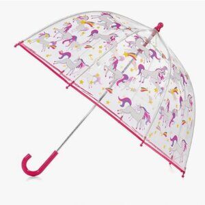 totes Kids Clear Lightweight Dome Canopy Bubble Umbrella